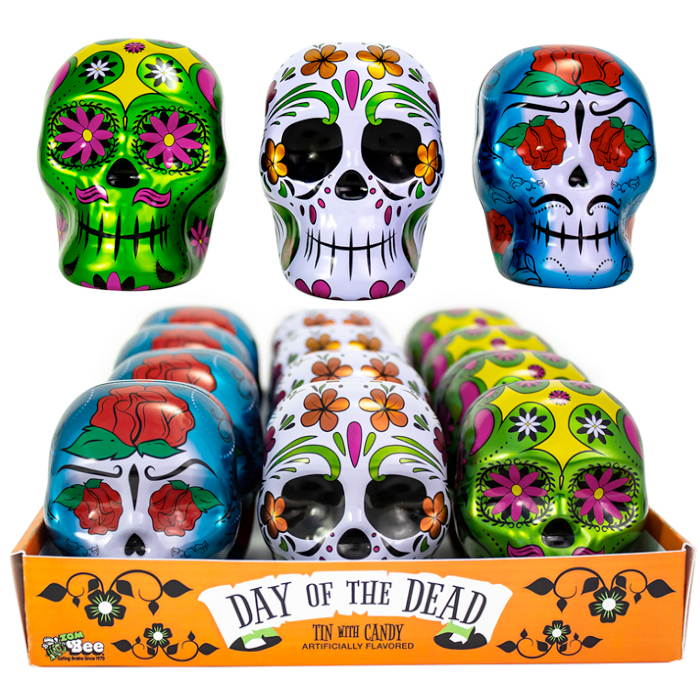 Smarties Day Of The Dead Tin