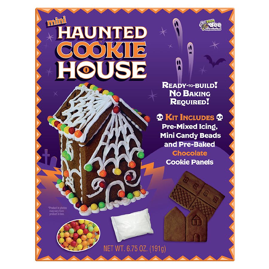Bee Halloween Mini Haunted House Cookie Kit Chocolate