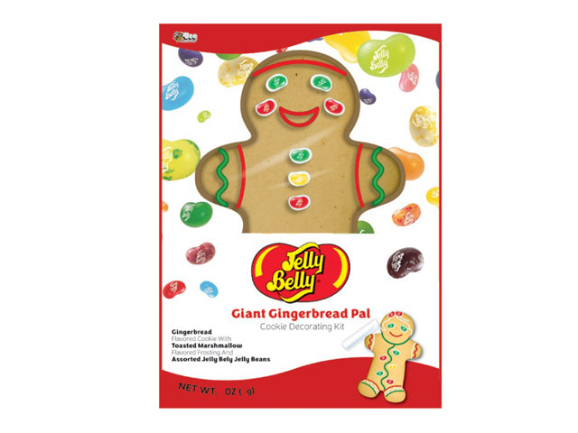 Jelly Belly Giant Gingerbread Pal Cookie Decorating Kit 10.5-oz Box