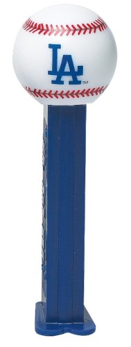 Los Angeles Dodgers 12 Packs Of MLB Pez Candy Dispenser