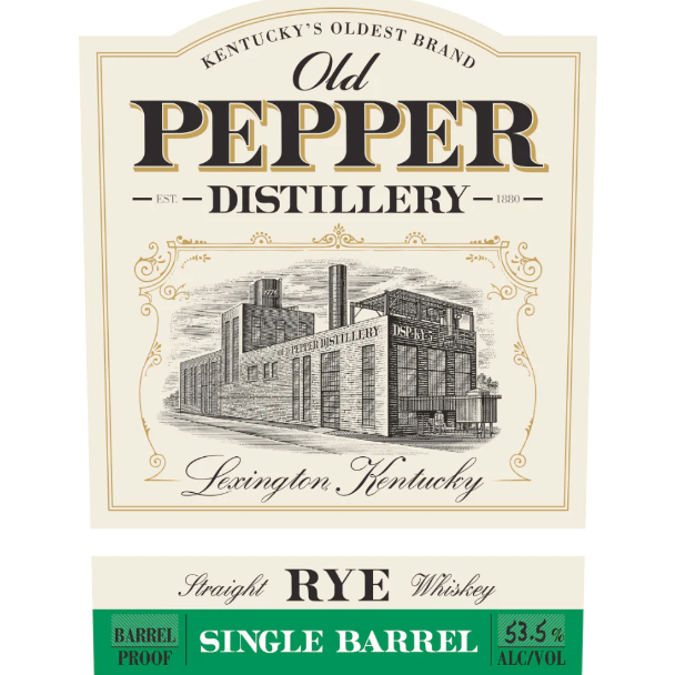 James E. Pepper 1776 100 Proof Straight Rye Whiskey 750 Ml
