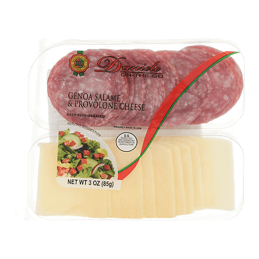 Daniele On-The-Go Genoa Salame & Provolone Cheese 3 Oz
