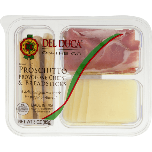 Del Duca On The Go Prosciutto Provolone Cheese & Breadsticks