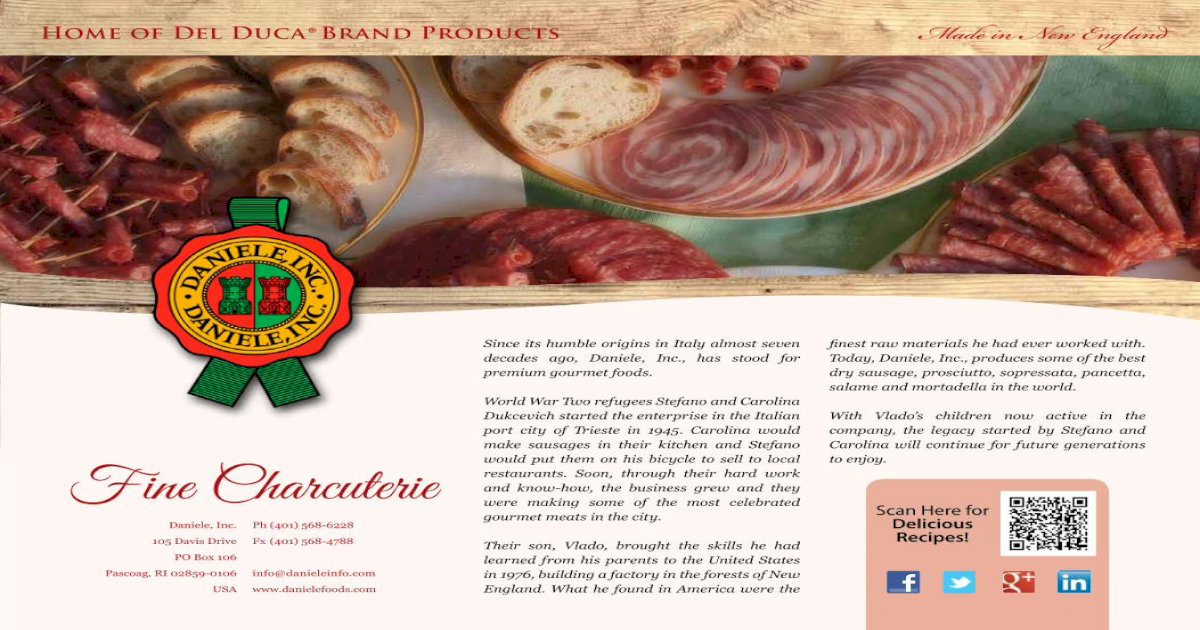 Daniele Del Duca Olive Genoa Provolone Pack