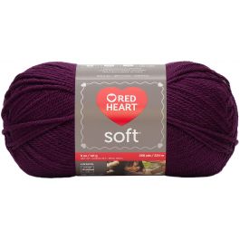 Red Heart Soft Yarn-Grape