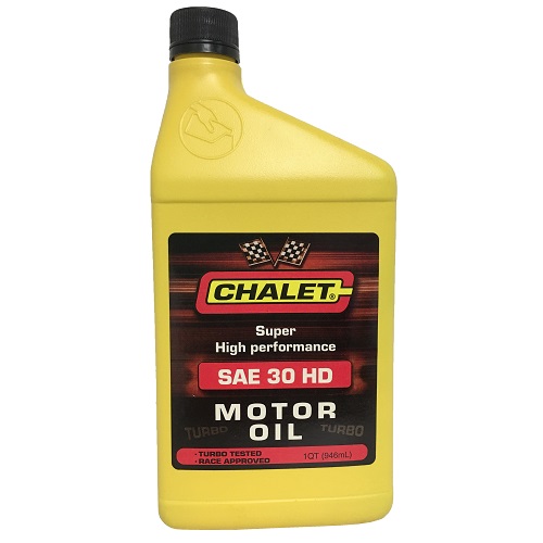 Chalet Motor Oil SAE 30 HD 1qt-whole