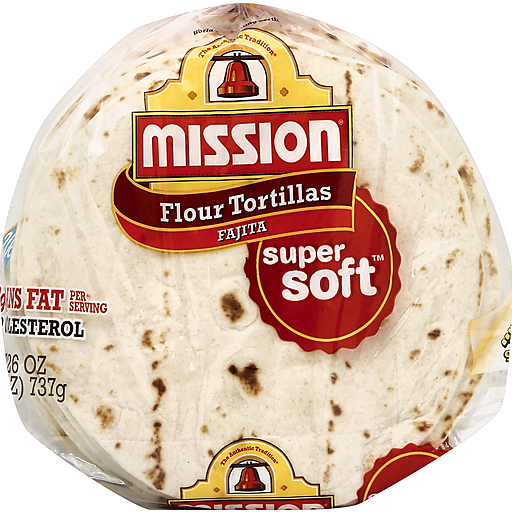 Mission Super Soft Fajita Flour Tortillas 20 Ct Bag