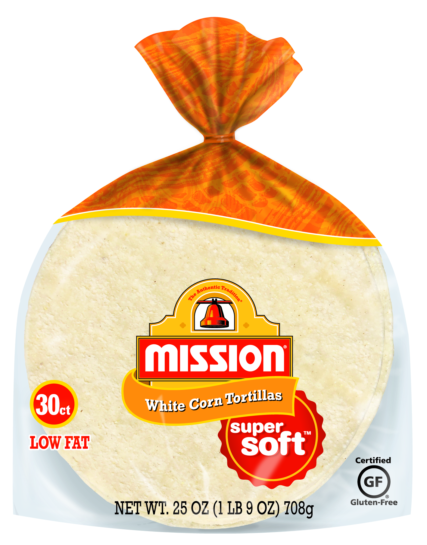 Mission Tortillas, White Corn, Super Soft, Low Fat