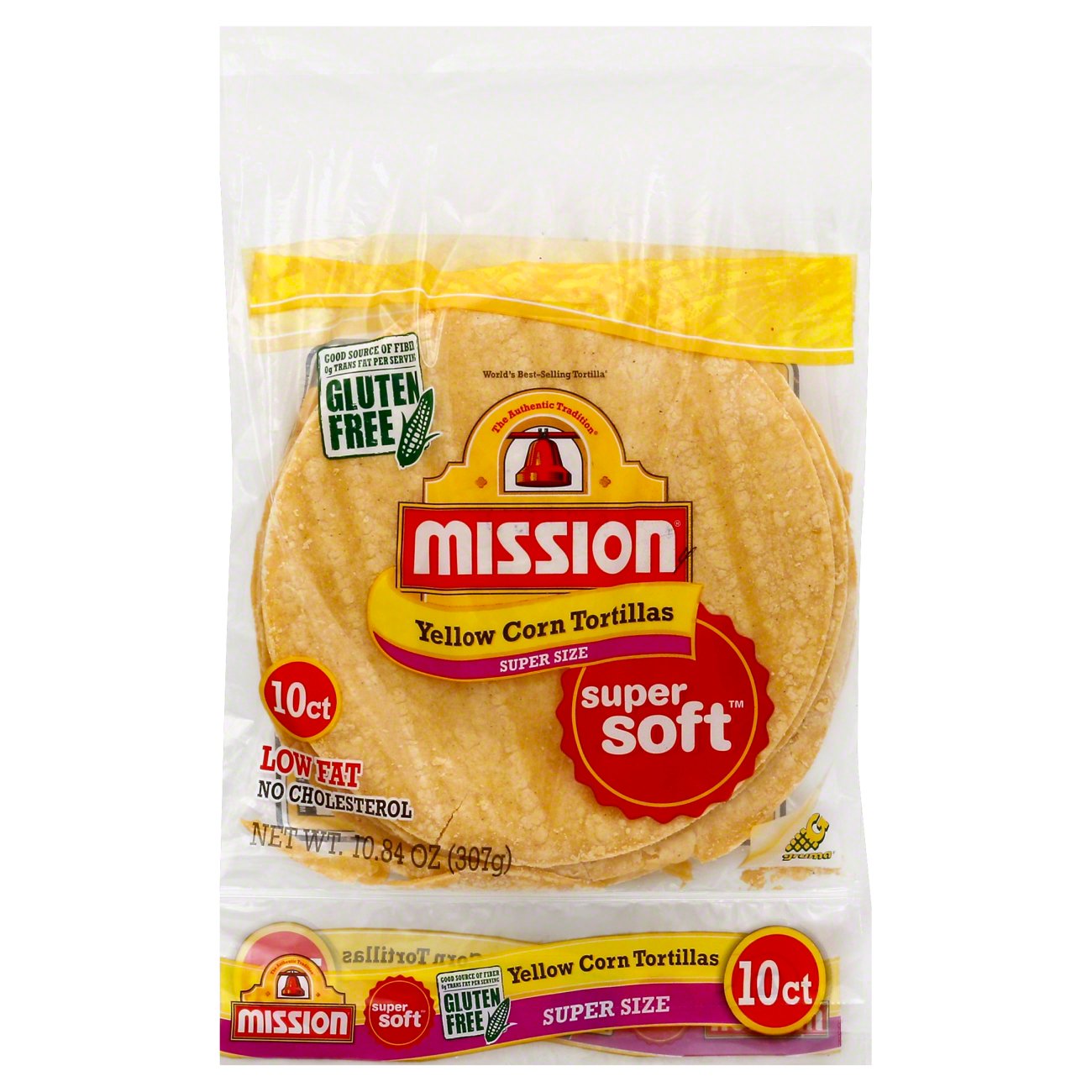 Mission Super Size Yellow Corn Tortillas