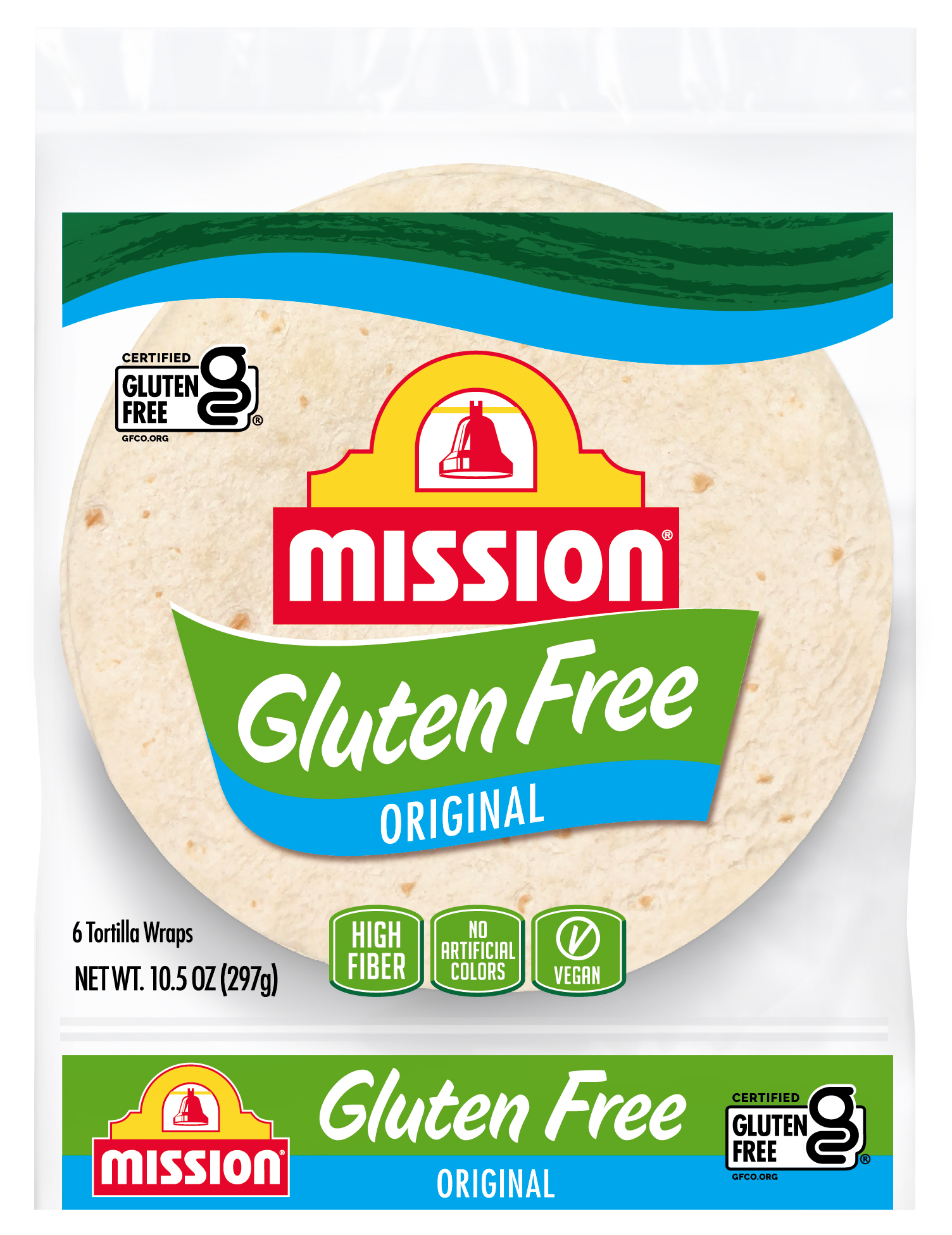 Mission Tortilla Wraps, Gluten Free, Original
