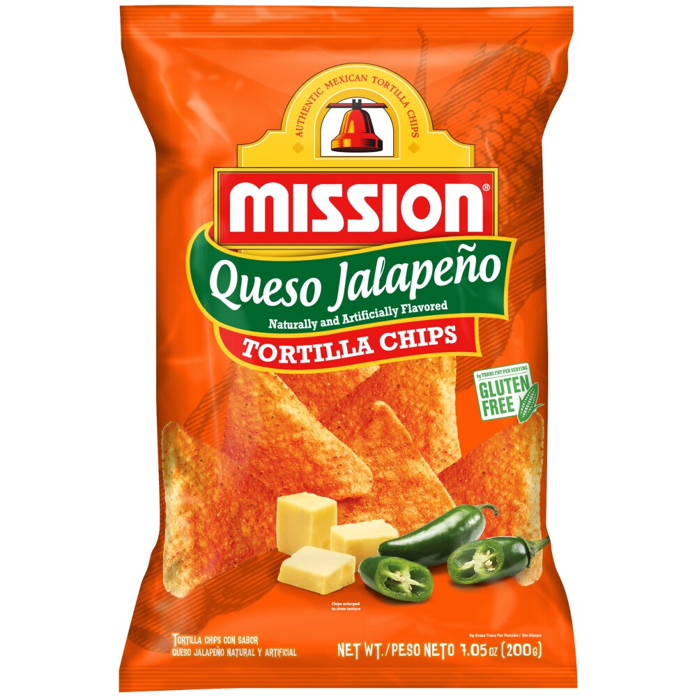 Mission Queso Jalapeno Tortilla Chips - 7.05oz