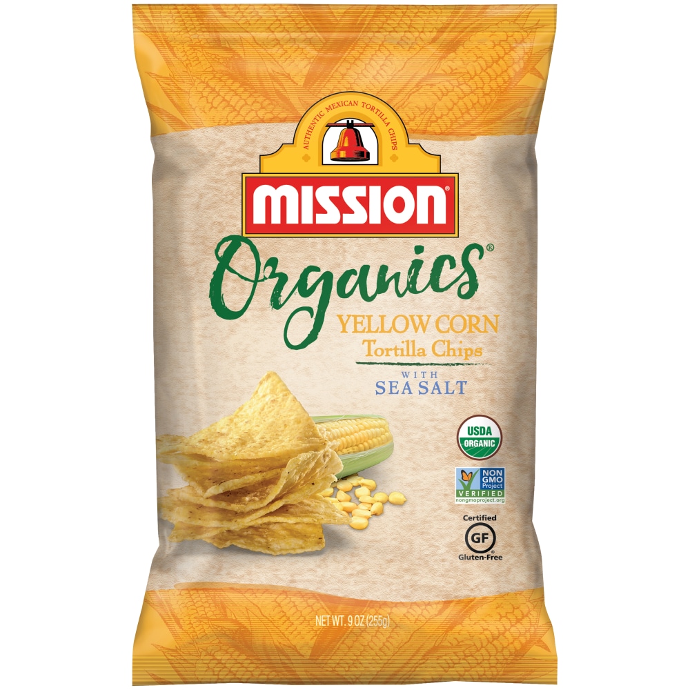 Mission Organics Yellow Corn Tortilla Chips - 9oz