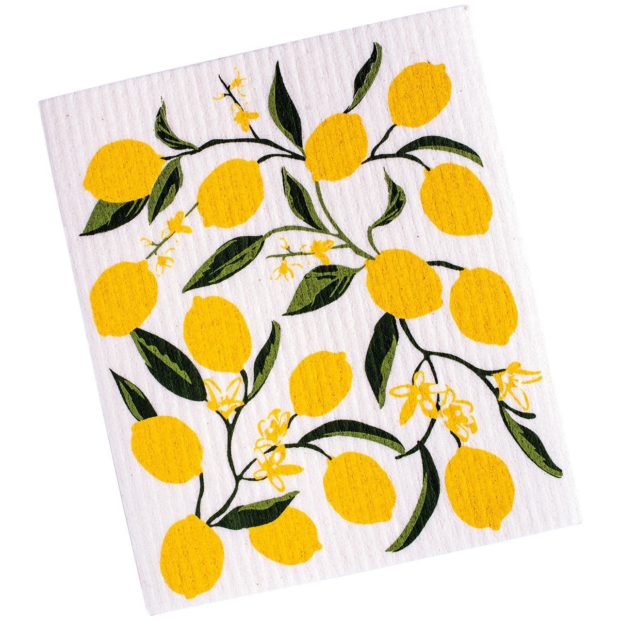 Design Imports Lemon Bliss Swedish Dishcloth