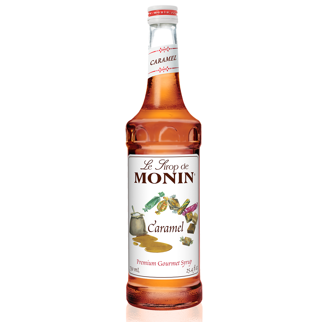 Monin M-AR009A – Caramel Syrup – 750 mL/ 12Pack