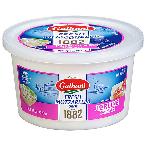 Galbani Pearl Size Perline Fresh Mozzarella Cheese 8 Oz