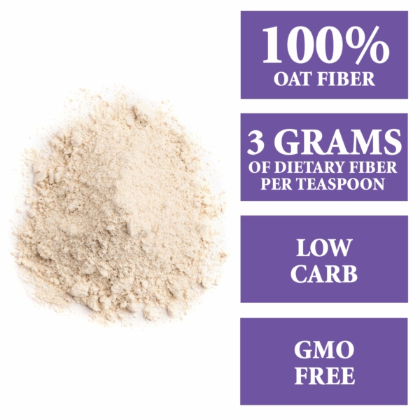 Nunaturals Oat Fiber 1 Lb