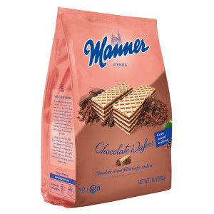 Manner Chocolate Wafer 7 Oz Bag 12ct Case