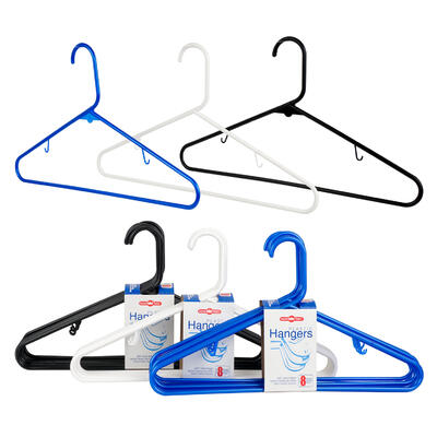 Imperial Plastics Tubular Hanger 8-pack - Asst