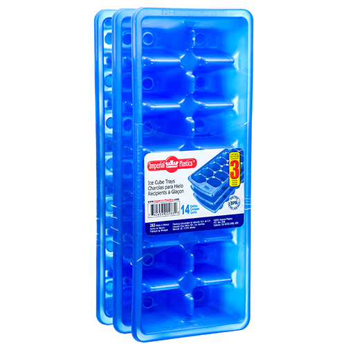 Ice Cube Tray 3pk Blue Clr #263