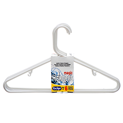 Hanger 6 Pc White #143w