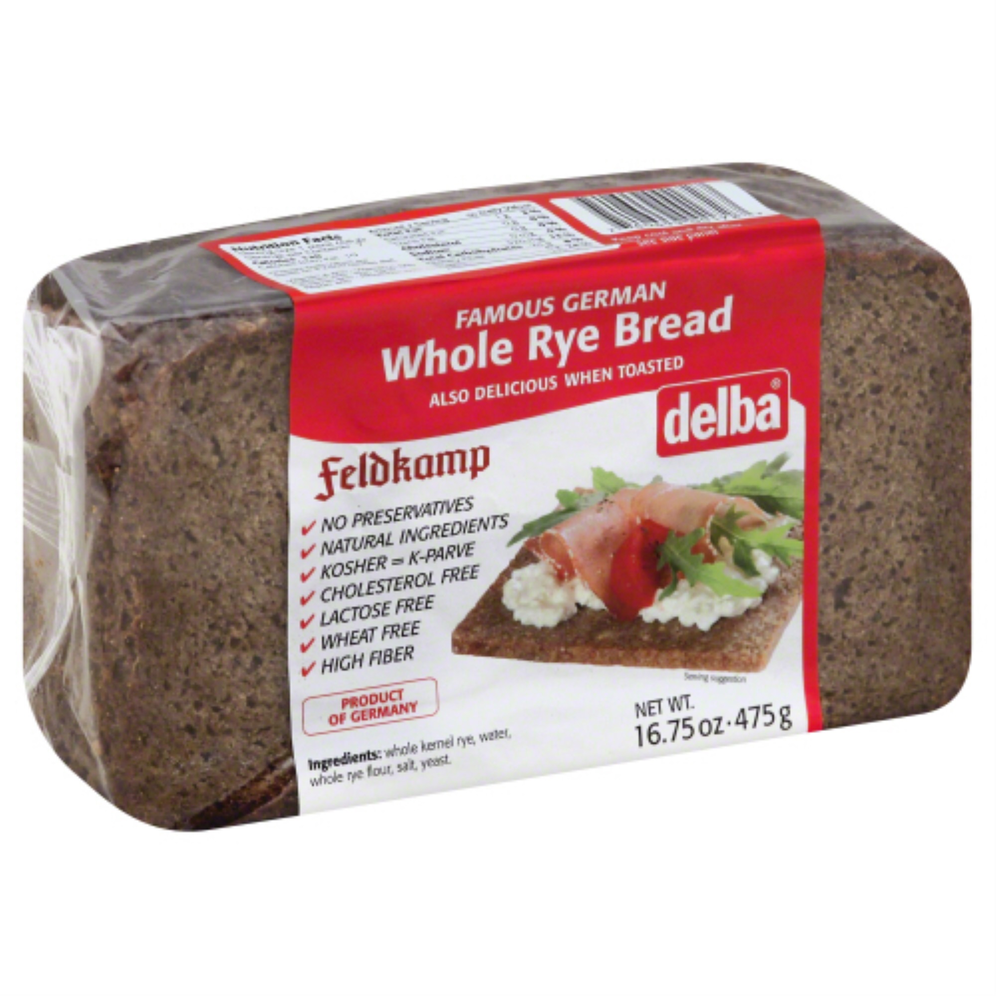 Delba German Whole Rye Bread