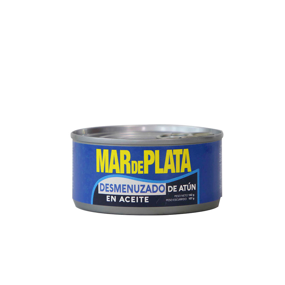 Atún Mar Del Plata Desmenuzado En Aceite 142 Gr