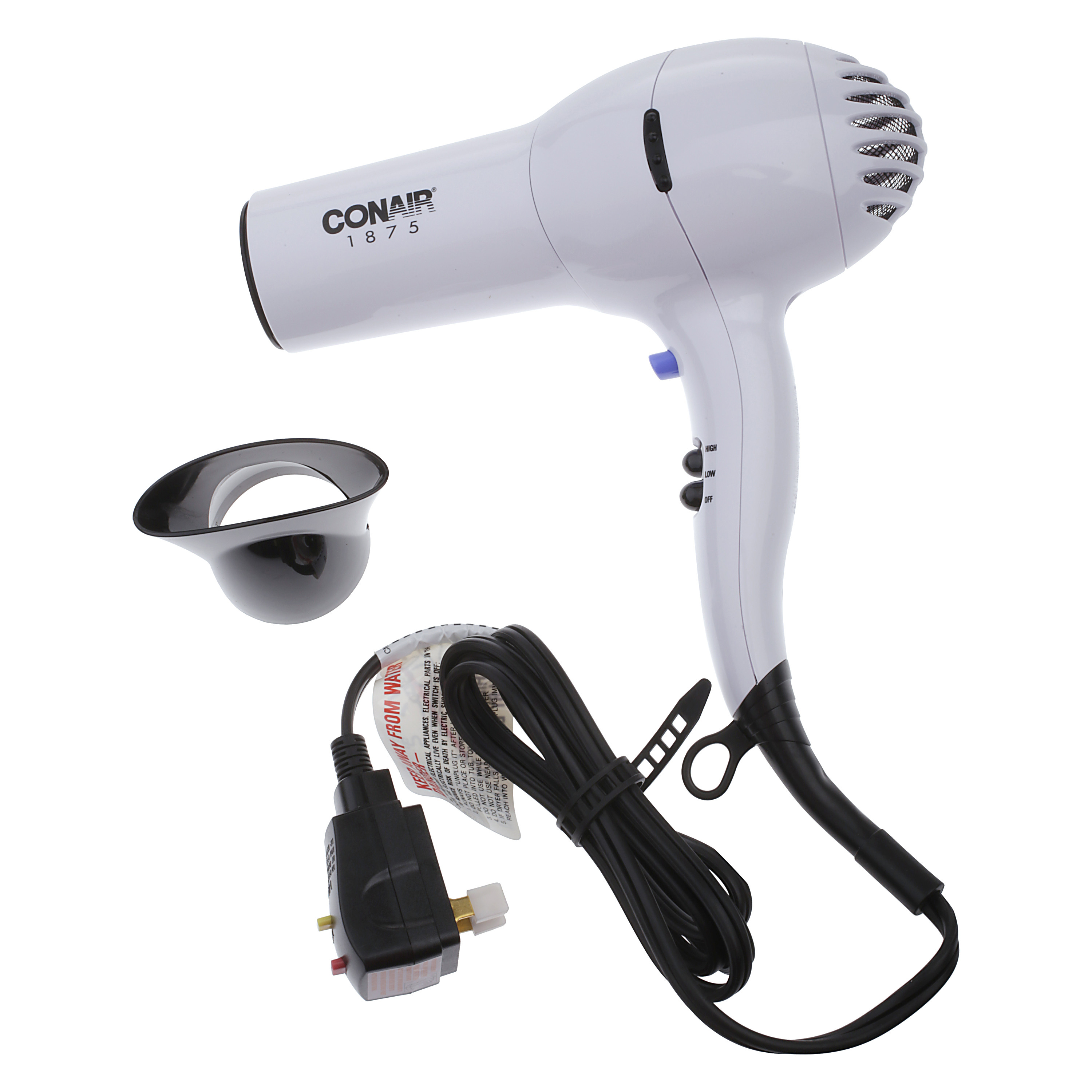 Conair De Iones De 1875 Vatios Turbo Styler Secador De Pelo, 256TP