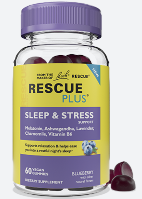 Bach Rescue Plus Sleep & Stress Support By 60 Vegan Gummies