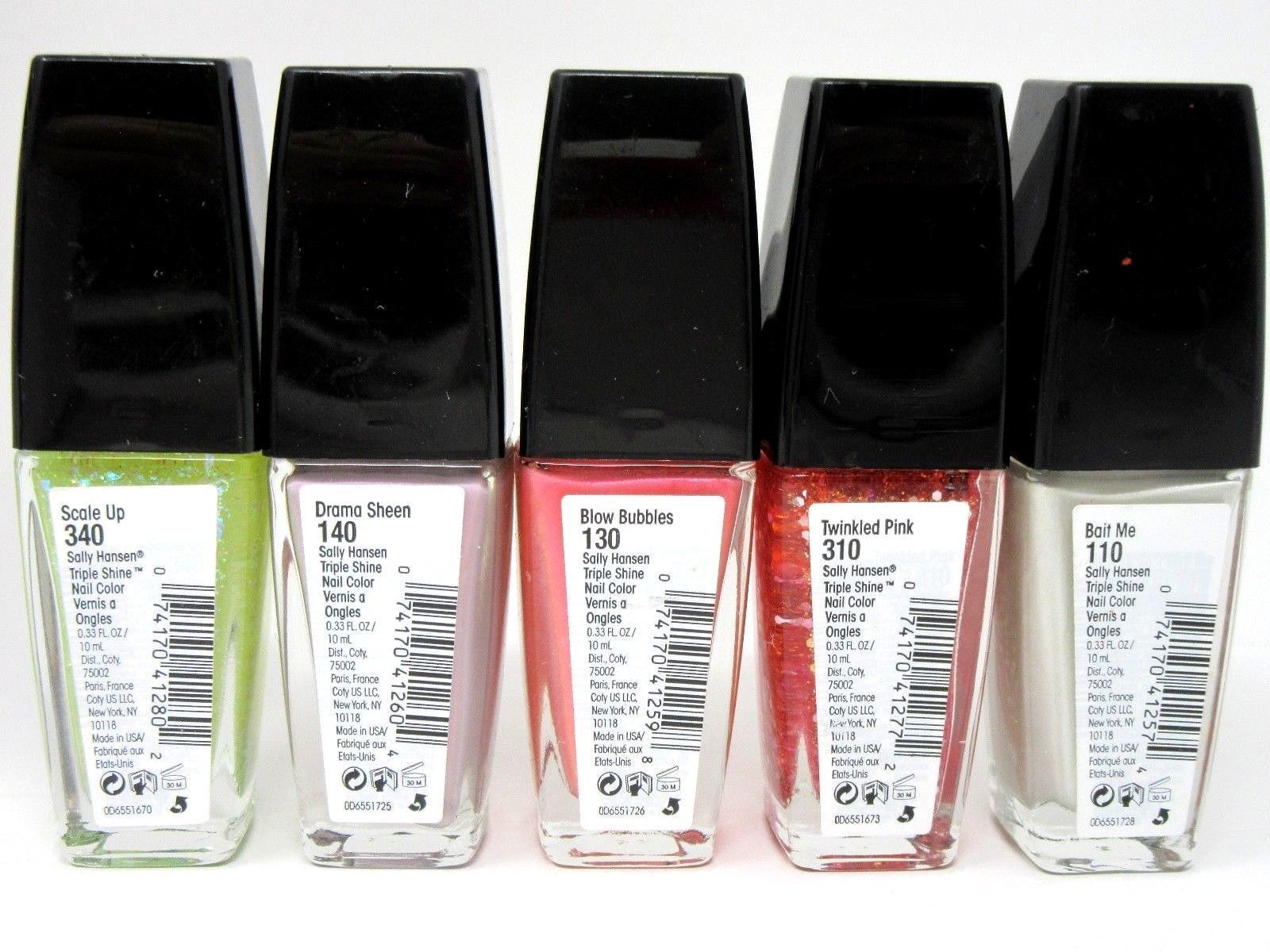 X5 Sally Hansen Nail Polish Triple Shine NEW SEALED - SHIPS SAME DAY