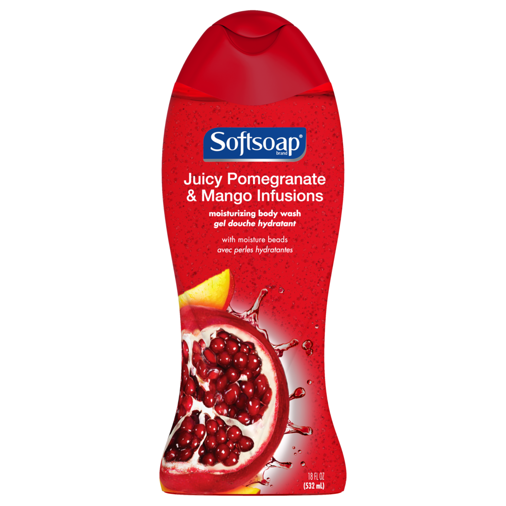Softsoap Juicy Pomegranate & Mango Infusions Body Wash