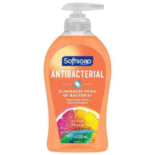 Softsoap Liquid Hand Pump Antibacterial Crisp Clean 11.25 Oz
