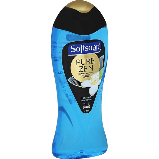 Softsoap Pure Zen Body Wash, Relaxing, Jasmine & Watermint