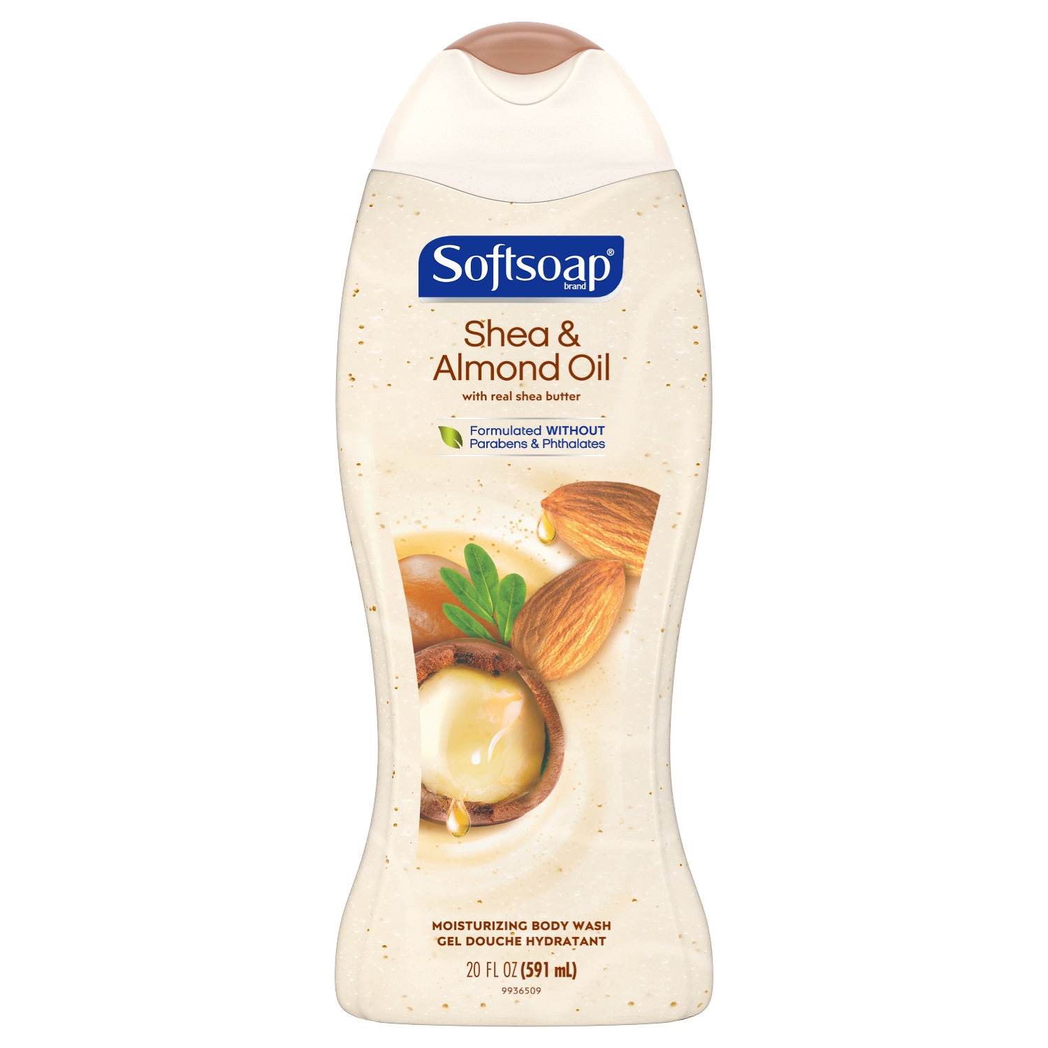 Softsoap Body Wash, Moisturizing, Buttery Shea & Almond Oil, Creamy Moisture 20 Fl Oz