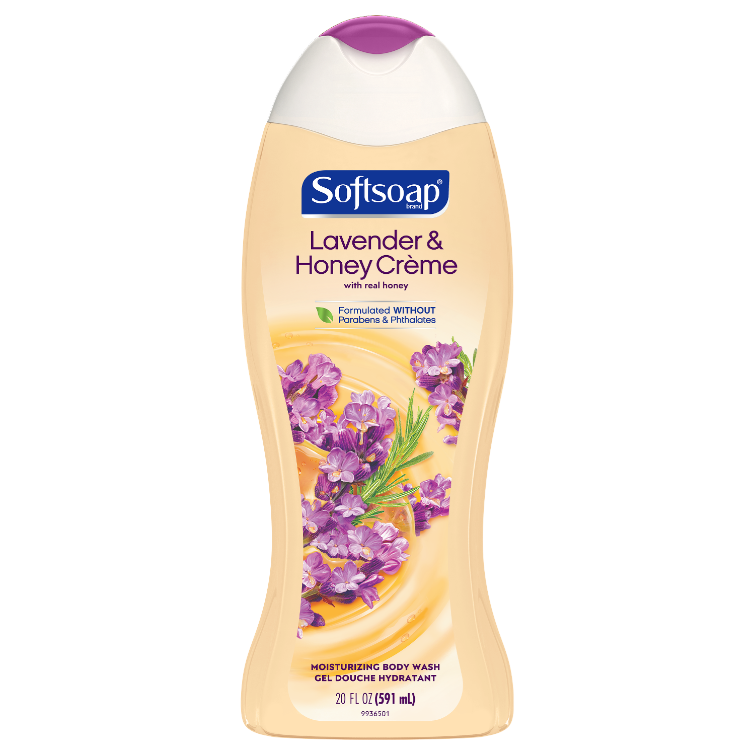 Softsoap Moisturizing Body Wash Lavender & Honey Creme - 20 Oz