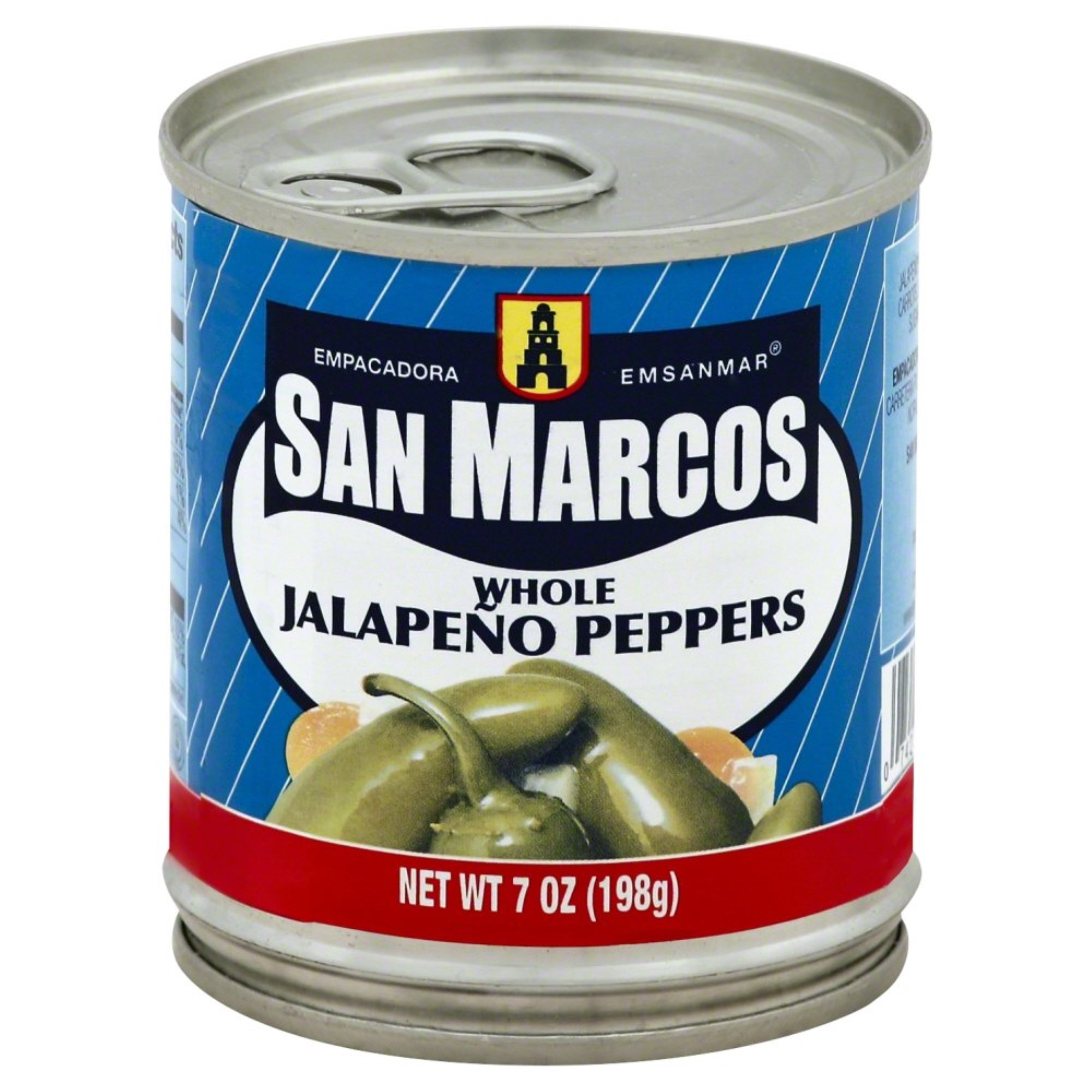 San Marcos Jalapeno Peppers, Whole 7 Oz
