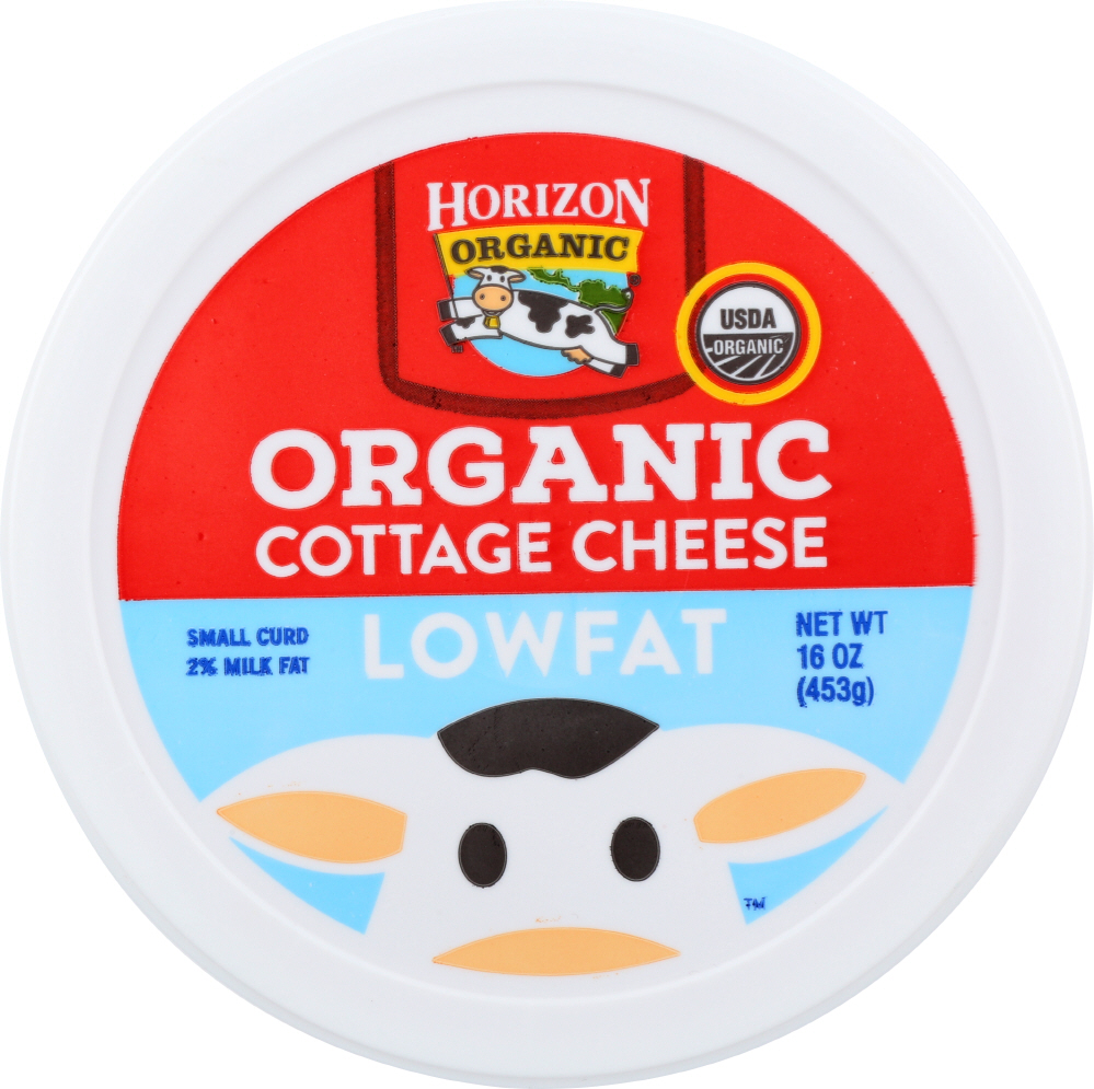 Horizon Organic Low Fat Cottage Cheese, 16 Oz. Tub