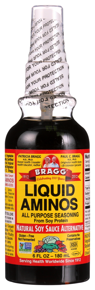 Bragg Liquid Aminos All Purpose Seasoning, 6 Ounce Spray Bottle -- 24 Per Case