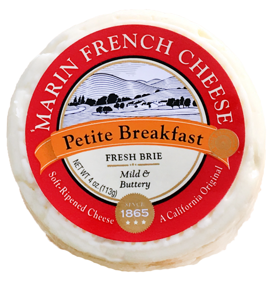 Marin French Cheese Soft-Ripened, Petite Breakfast, Fresh Brie