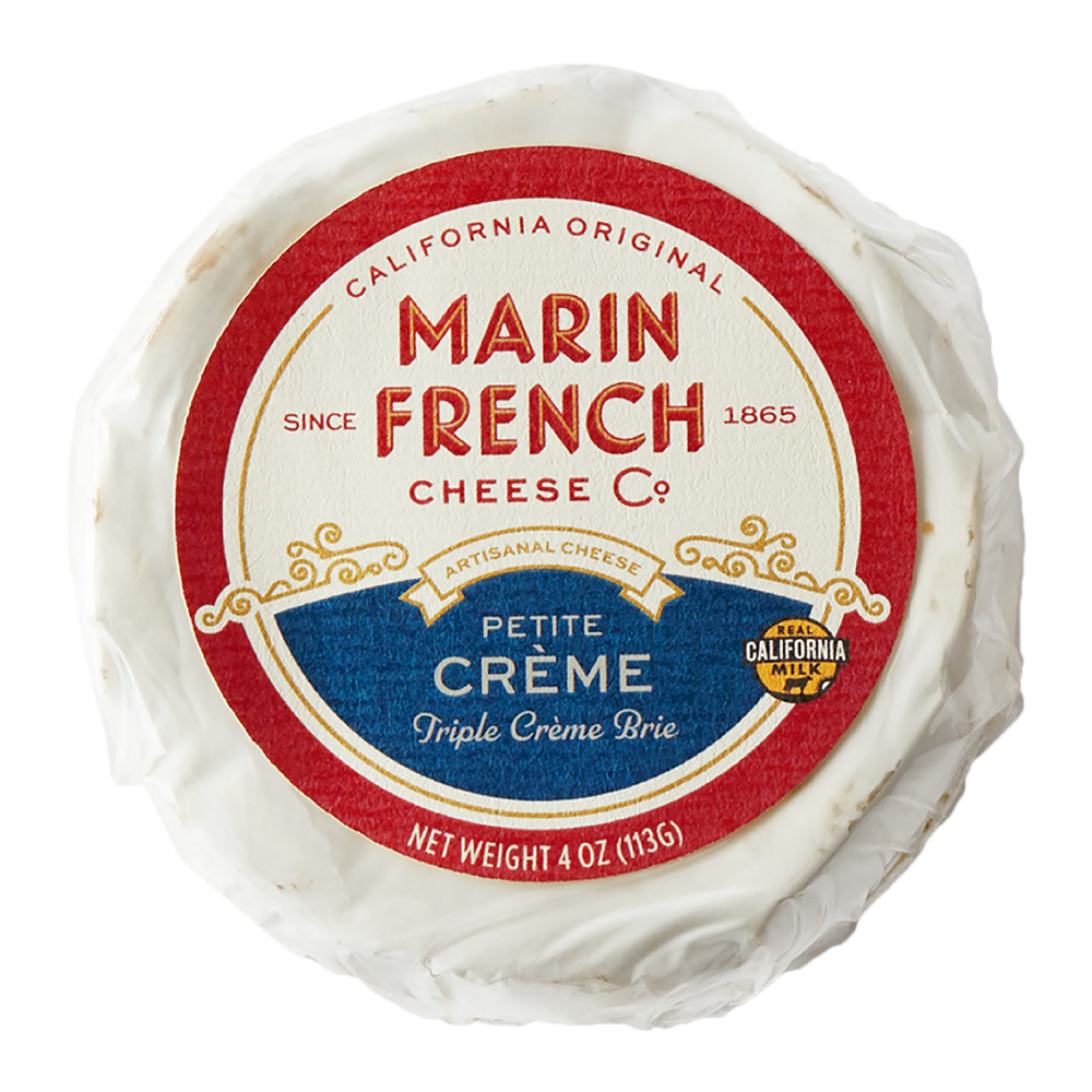Marin French Petite Triple Creme Brie Cheese 4 Oz