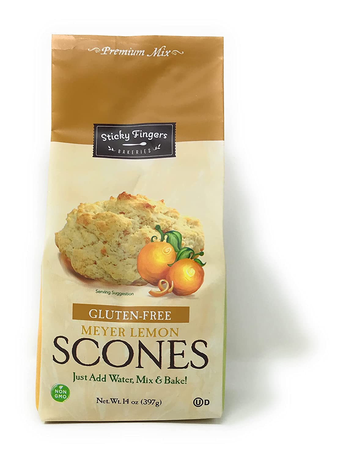Sticky Fingers Meyer Lemon Scone Mix, 14 OZ