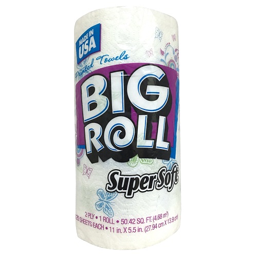 Super Soft S.S Big Roll Paper Towels 1pk Printed-whole
