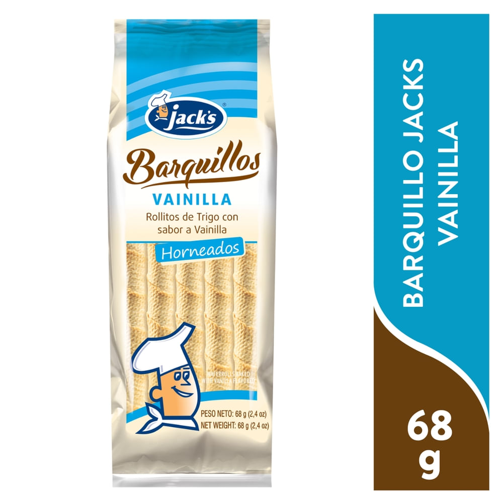 Jacks Barquillo Vainilla 26 Unidades - 68gr