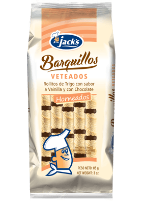 Jacks Barquillos Veteados - 85 G