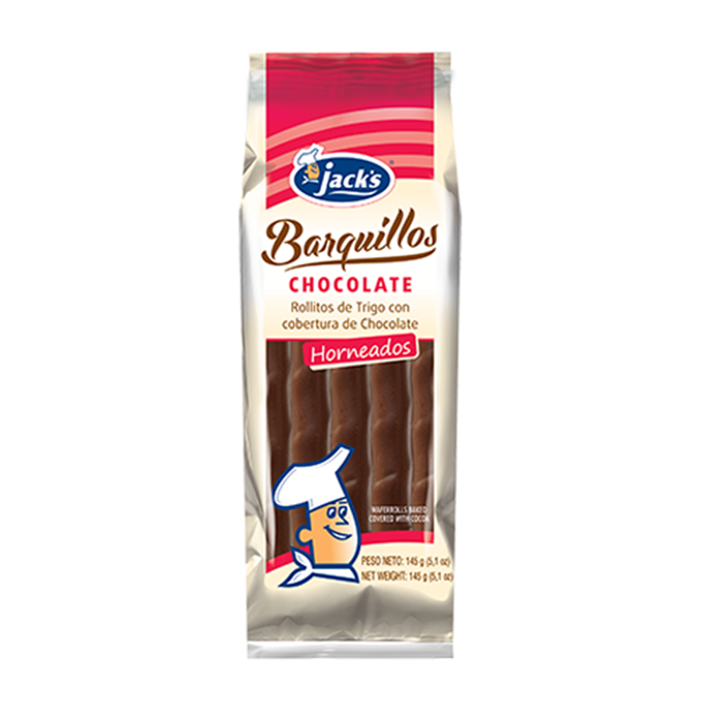 Jacks Barquillos Chocolate Jack´S - 145Gr