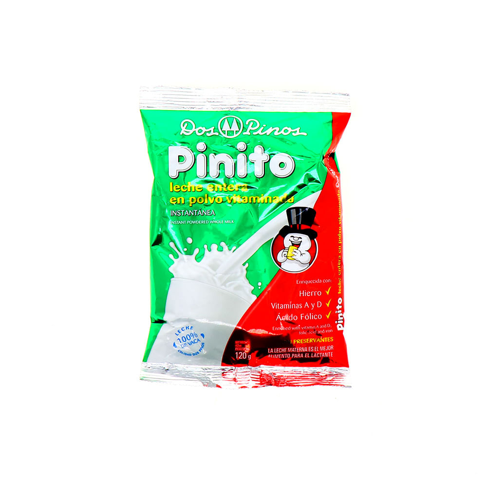 Dos Pinos Leche En Polvo Pinito Entera 120 Gr