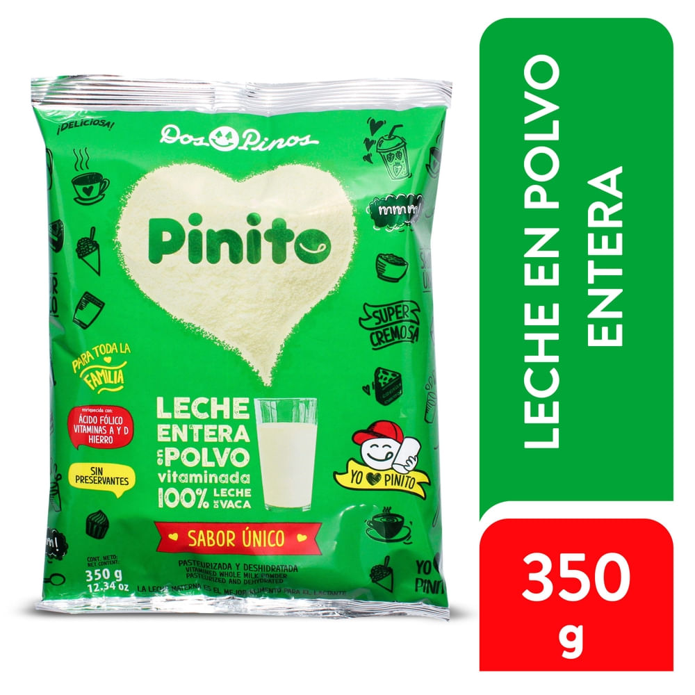 Dos Pinos Leche Entera En Polvo Pinito – 350g