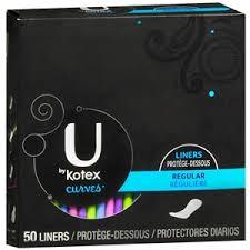 Kotex Liners Reg Pq 50