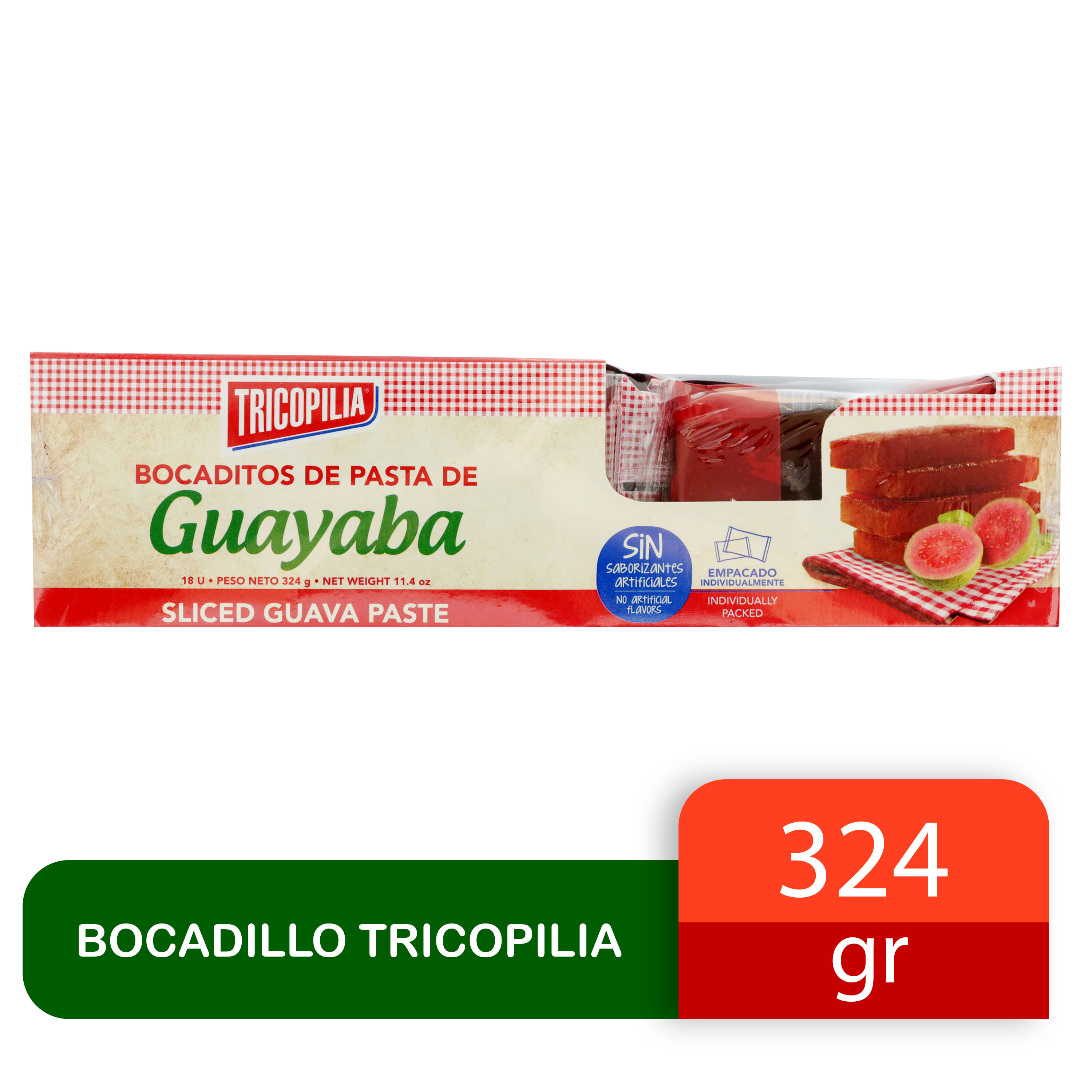 Tricopilia Bocadillo Guayaba 20 Uds - 324 G