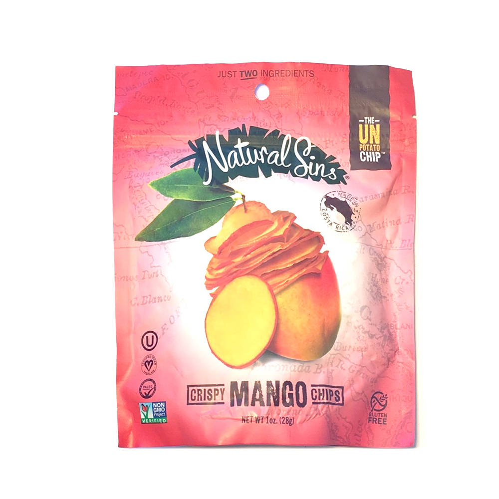 Naturalia,Natural Sins Natural Crispy Mango Chips, 1 Oz