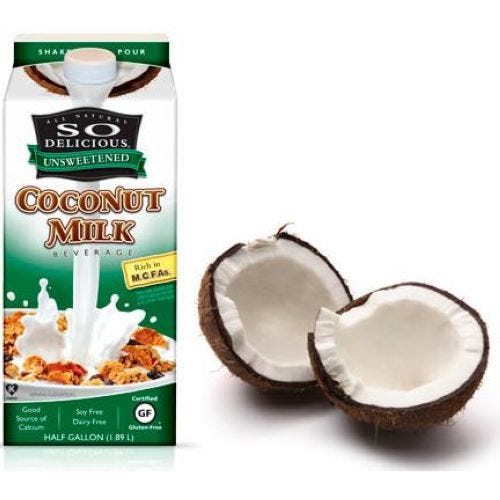 So Delicious Dairy Free Organic Coconut Milk Beverage Unsweetened